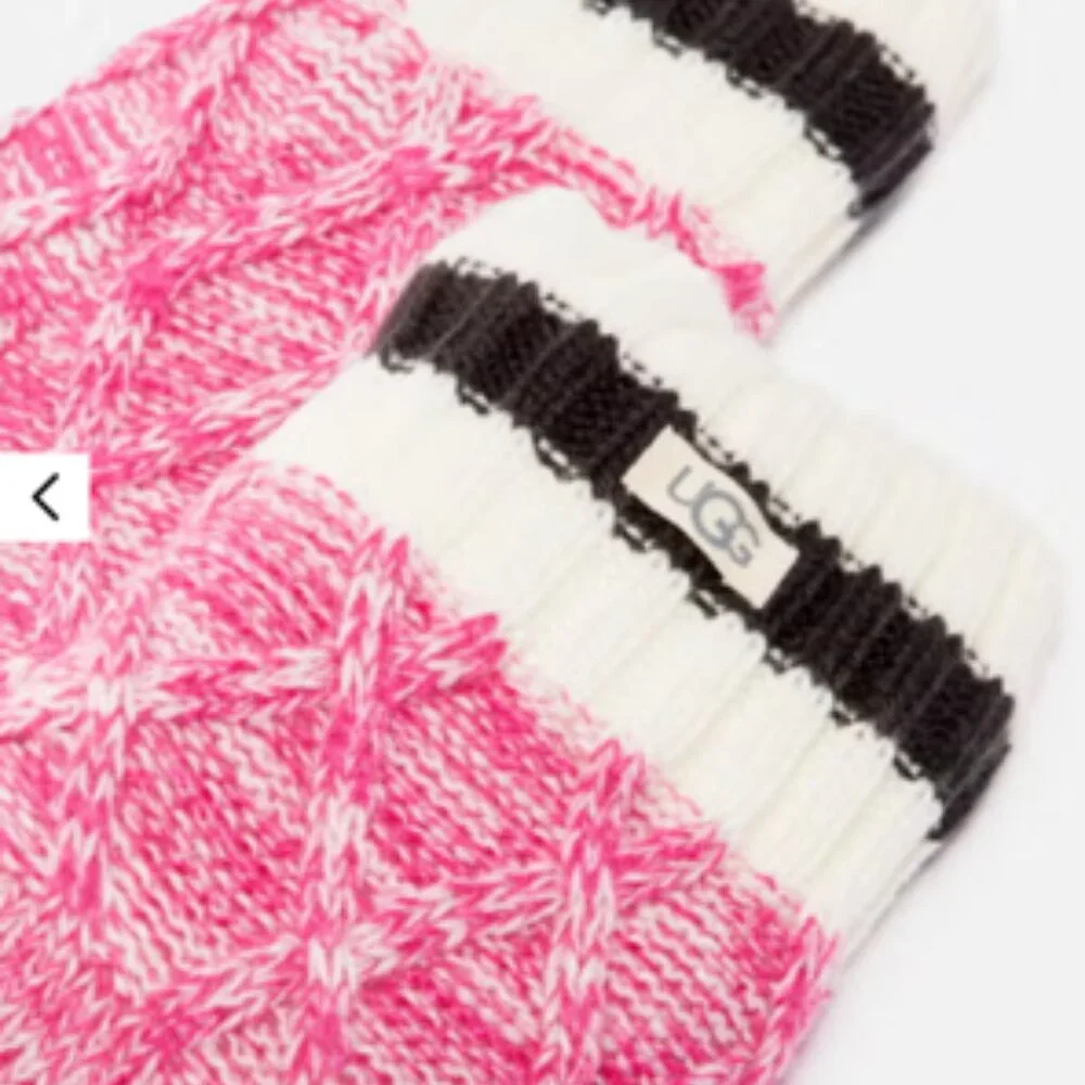NWT UGG Deedee Sherpa Fleece Lined Quarter Slipper Socks/booties